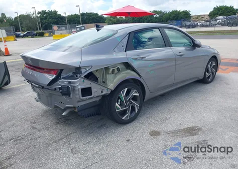 2025 Hyundai Elantra Sel Convenience из США, поврежденный, VIN KMHLS4DG1SU016043